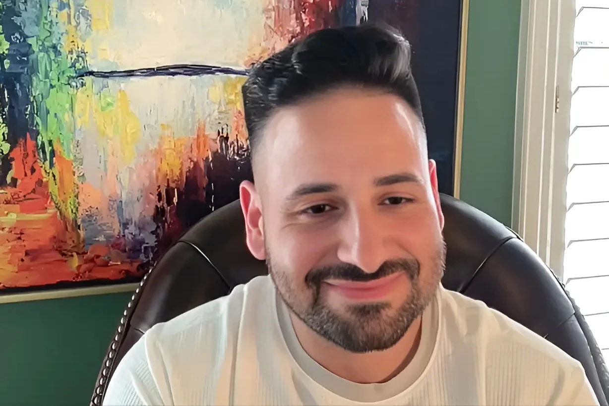 Gorken smiling