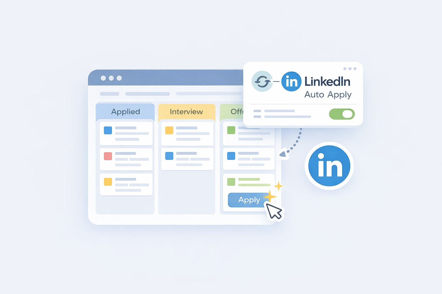 LinkedIn auto apply extension
