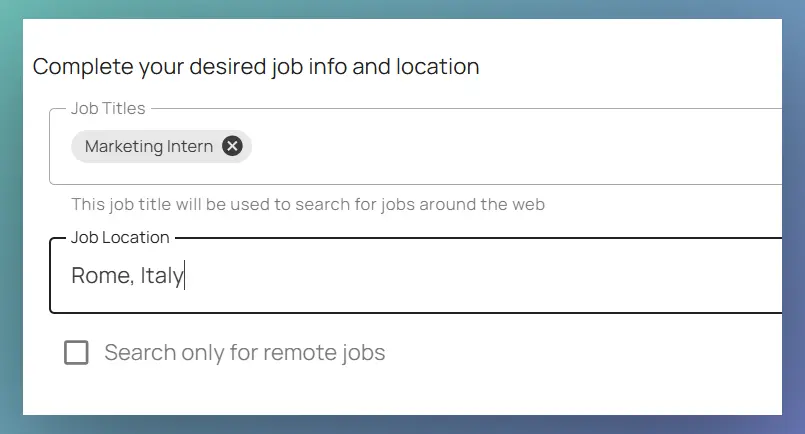 job search